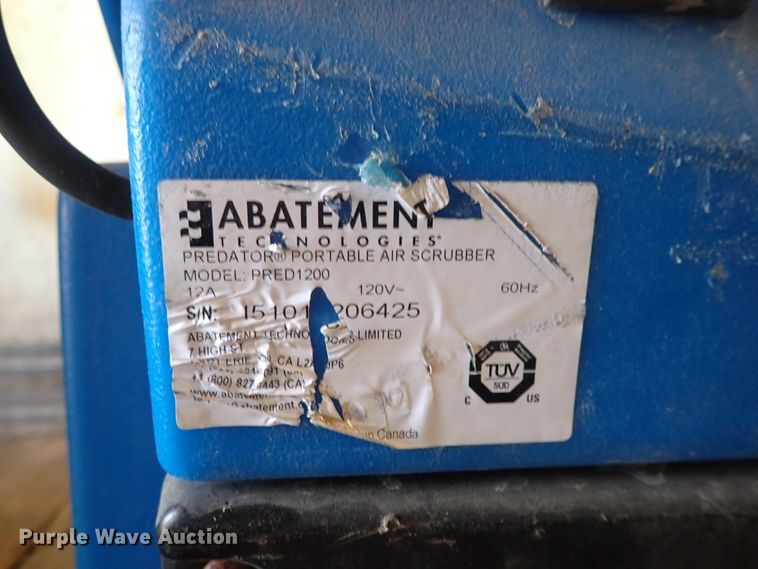 image for item DF5029 Bulldog  abatement air filtration system