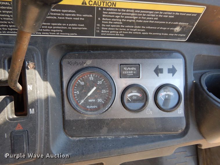 image for item DK0385 Kubota RTV1140 CPX  utility vehicle