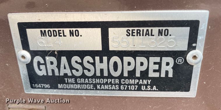 image for item DK6266 Grasshopper 614  ZTR lawn mower