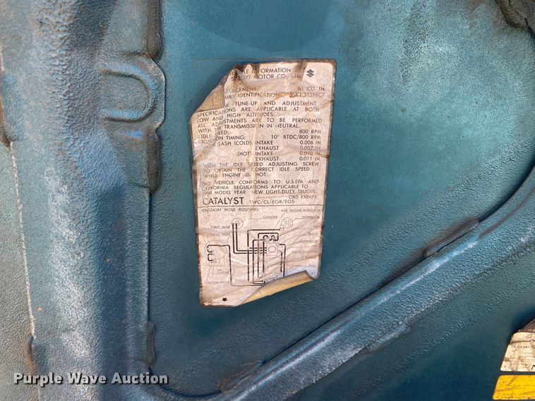 image for item DK6281 1988 Suzuki Samurai  SUV