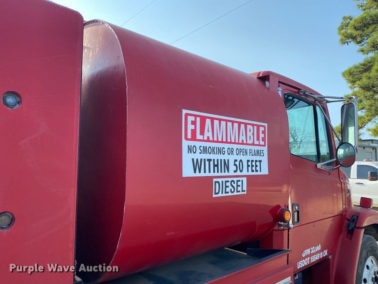 image for item DK6351 1995 Freightliner FL70  fuel truck