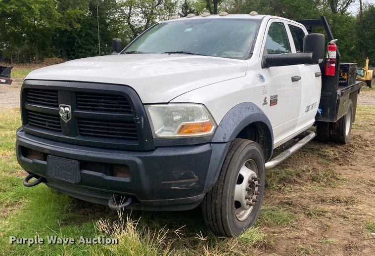 image for item DK6365 2012 Dodge Ram 4500HD  flatbed truck