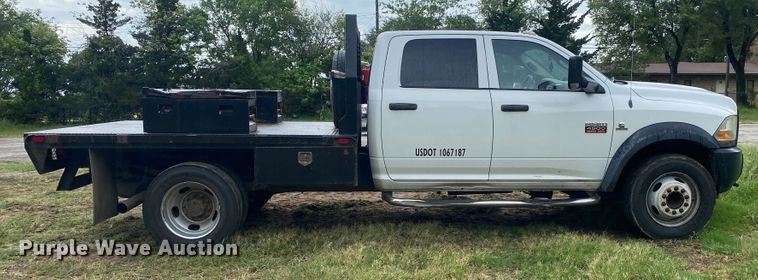 image for item DK6365 2012 Dodge Ram 4500HD  flatbed truck