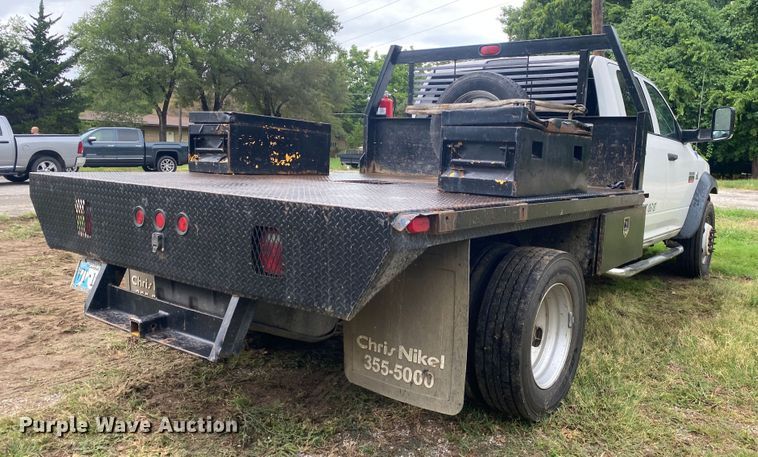 image for item DK6365 2012 Dodge Ram 4500HD  flatbed truck