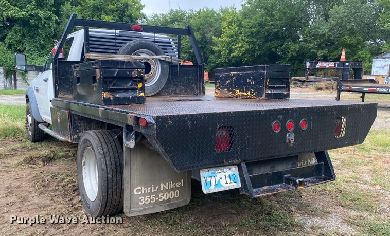 image for item DK6365 2012 Dodge Ram 4500HD  flatbed truck