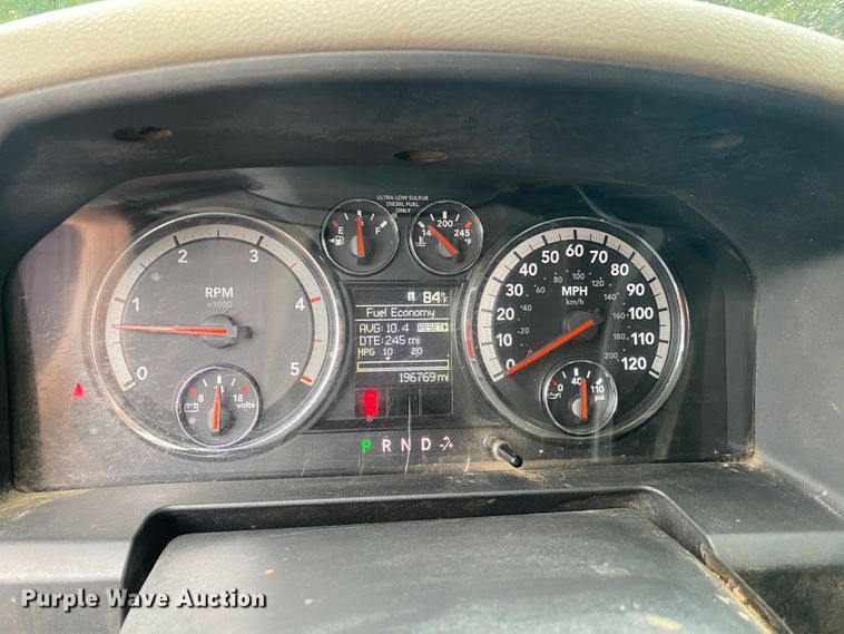 image for item DK6365 2012 Dodge Ram 4500HD  flatbed truck