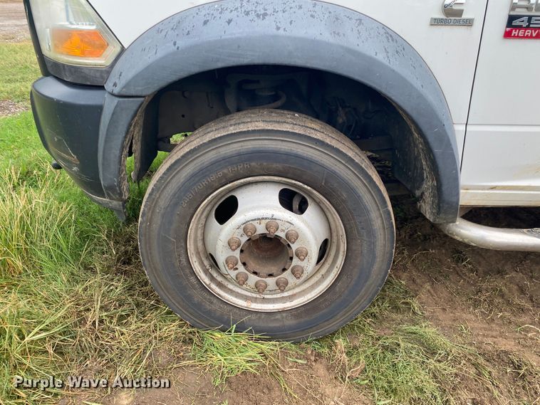 image for item DK6365 2012 Dodge Ram 4500HD  flatbed truck