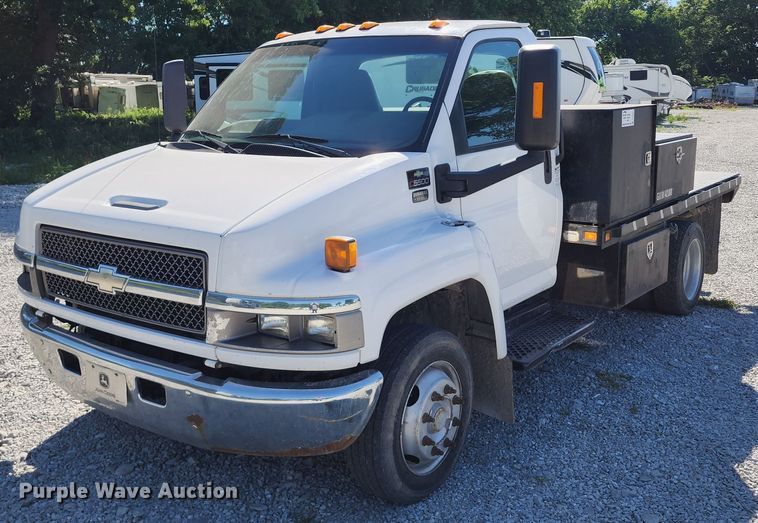 image for item DL6658 2008 Chevrolet C5500  flatbed truck