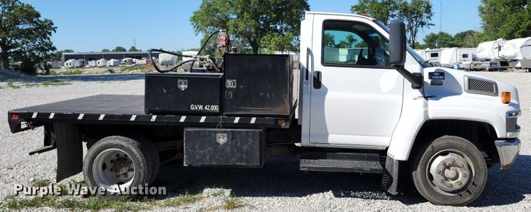 image for item DL6658 2008 Chevrolet C5500  flatbed truck
