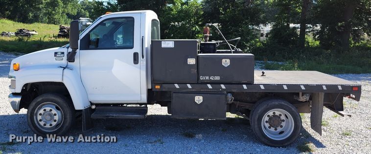 image for item DL6658 2008 Chevrolet C5500  flatbed truck