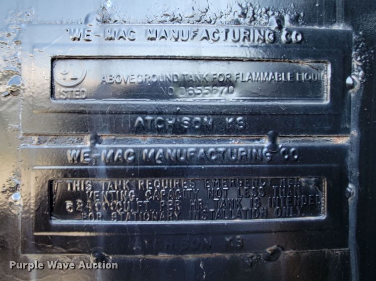 image for item DM2402 Bulk oil tank