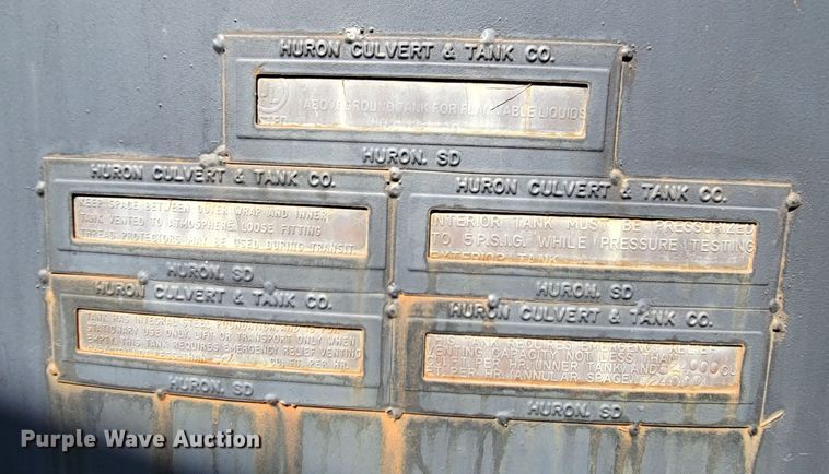 image for item DM2403 Huron Culvert & Tank Co.  bulk oil tank