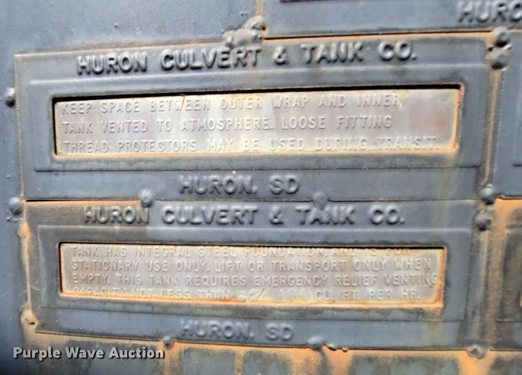 image for item DM2403 Huron Culvert & Tank Co.  bulk oil tank