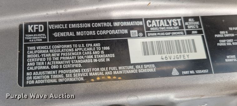 image for item DM2429 1996 Cadillac Eldorado