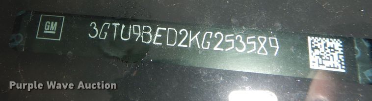 image for item DN1674 2019 GMC Sierra 1500  Crew Cab pickup truck