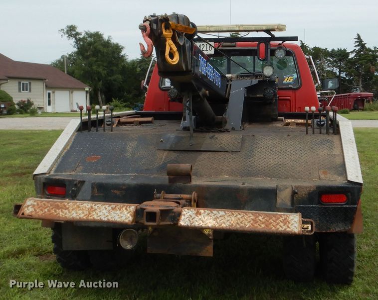 image for item DN1705 1990 Ford F350 XLT Lariat  tow truck