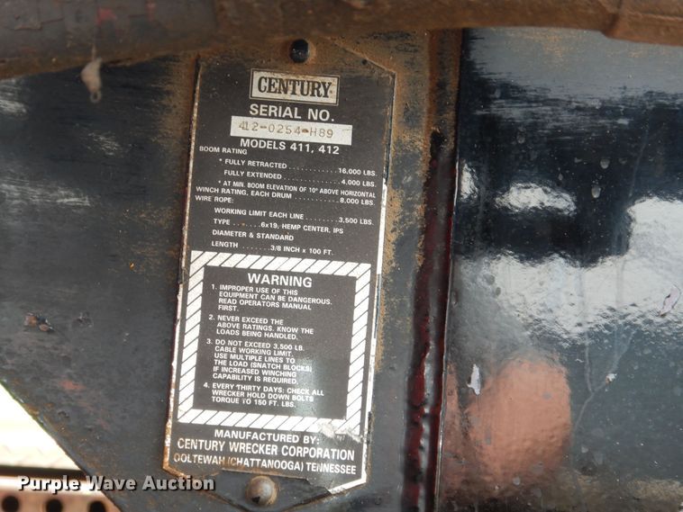 image for item DN1705 1990 Ford F350 XLT Lariat  tow truck