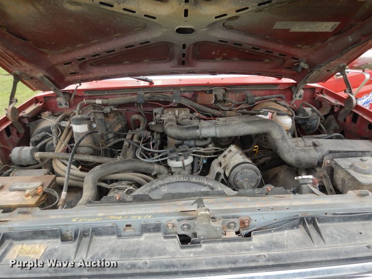 image for item DN1705 1990 Ford F350 XLT Lariat  tow truck