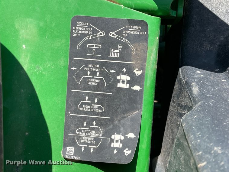 image for item DN5114 2020 John Deere Z997R  ZTR lawn mower