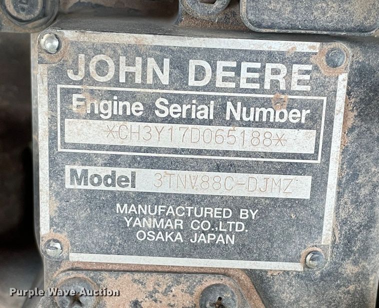 image for item DN5114 2020 John Deere Z997R  ZTR lawn mower