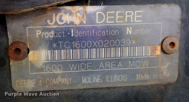 image for item DP4802 John Deere 1600  lawn mower