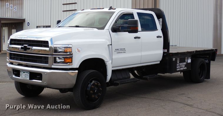 image for item DR1269 2019 Chevrolet Silverado 5500  flatbed truck