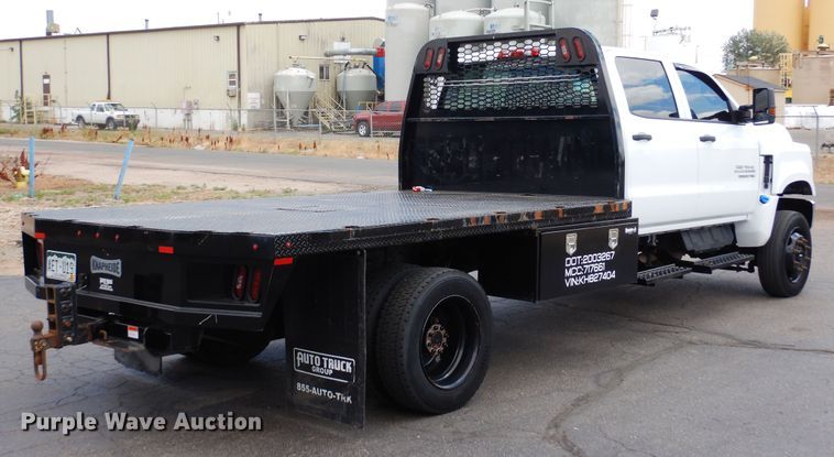 image for item DR1269 2019 Chevrolet Silverado 5500  flatbed truck