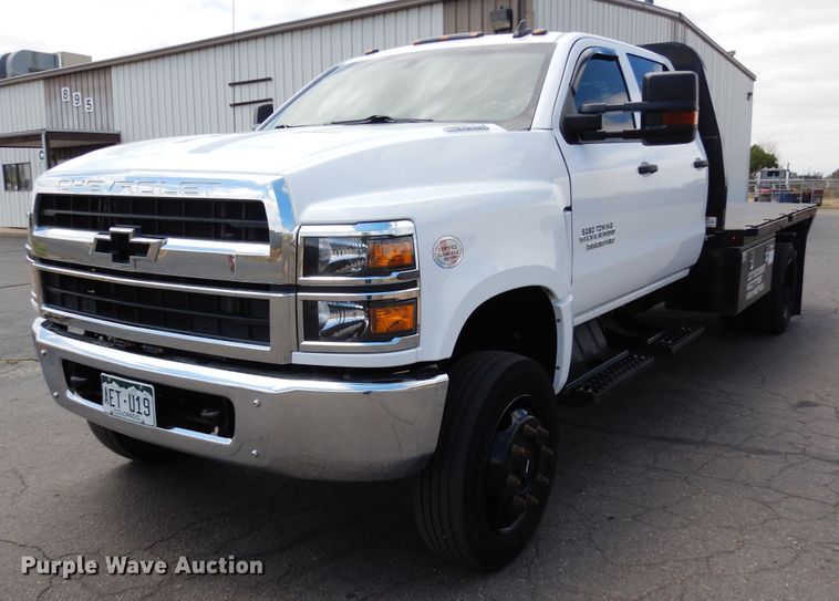 image for item DR1269 2019 Chevrolet Silverado 5500  flatbed truck