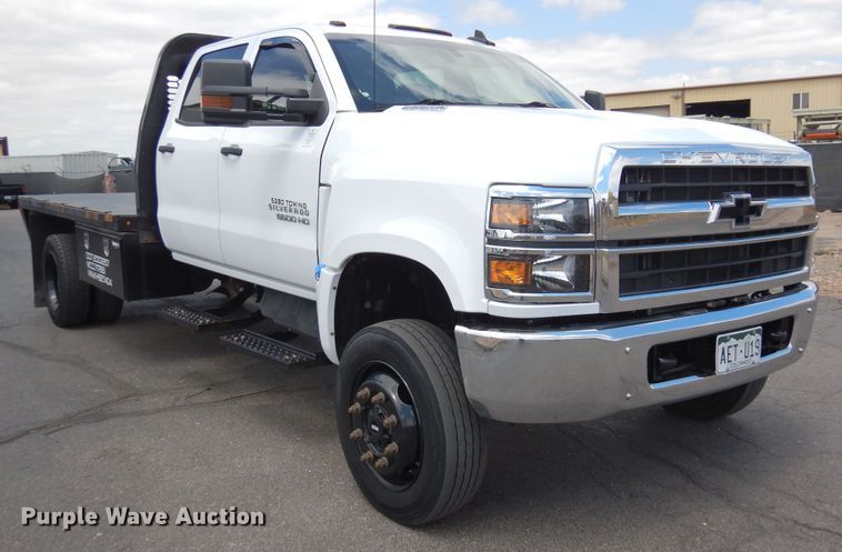 image for item DR1269 2019 Chevrolet Silverado 5500  flatbed truck