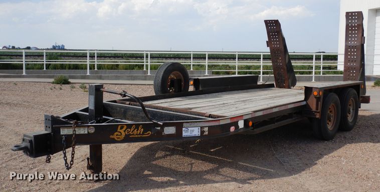 image for item DR1288 2012 Belshe WB12  equipment trailer