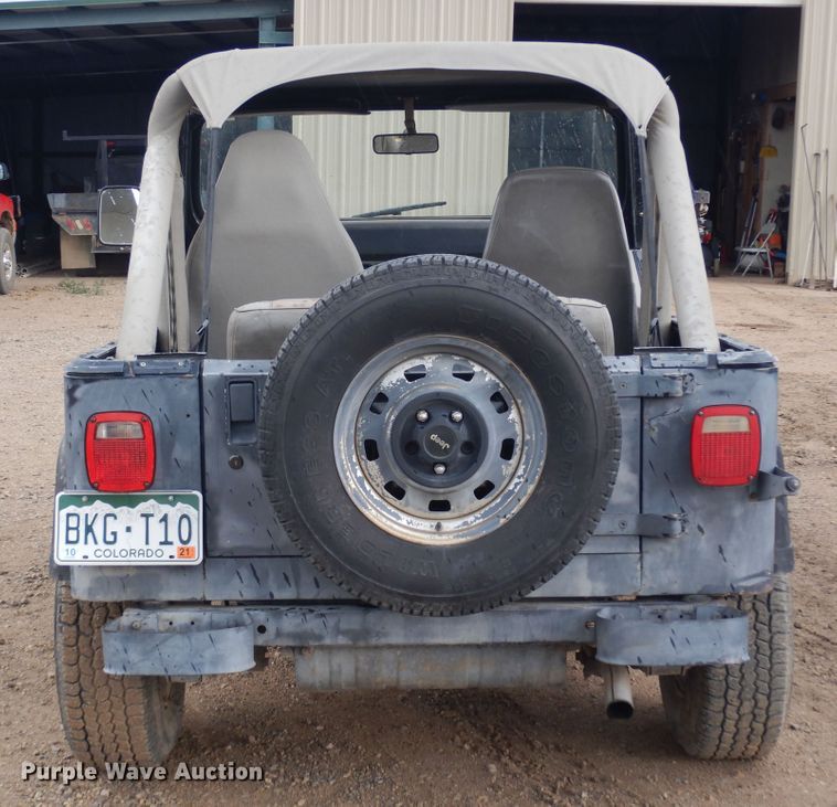 image for item DR1290 1989 Jeep Wrangler  SUV