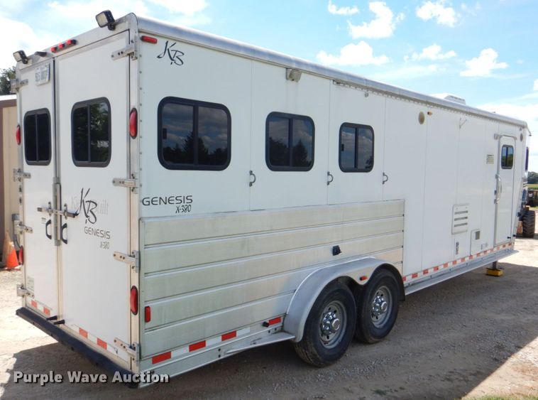 image for item DS8145 2005 Kiefer Built Genesis X-380  livestock trailer