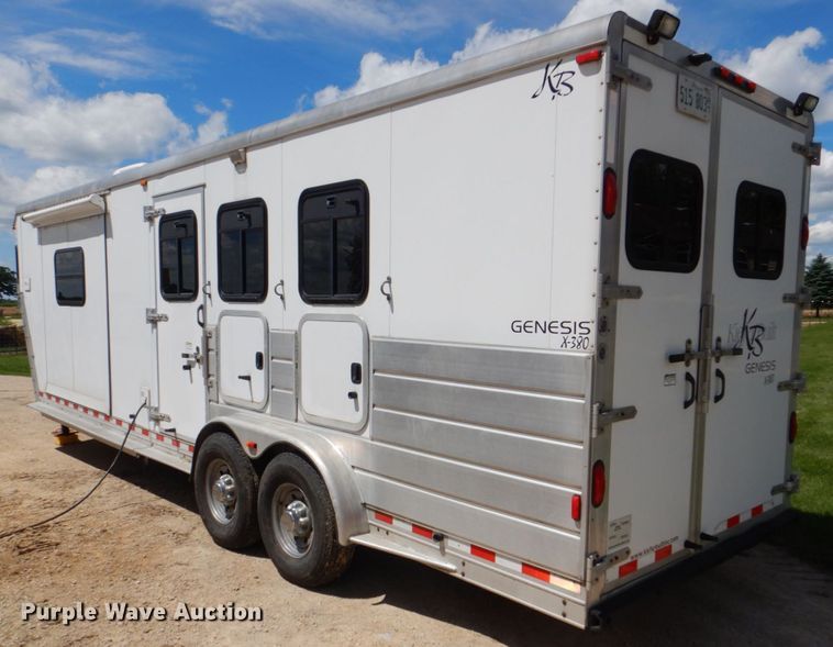 image for item DS8145 2005 Kiefer Built Genesis X-380  livestock trailer