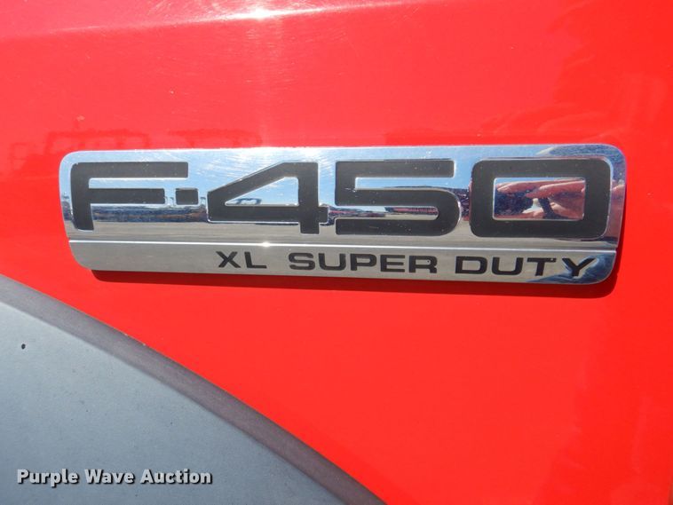image for item DS8157 2007 Ford F450 Super Duty XL  flatbed truck
