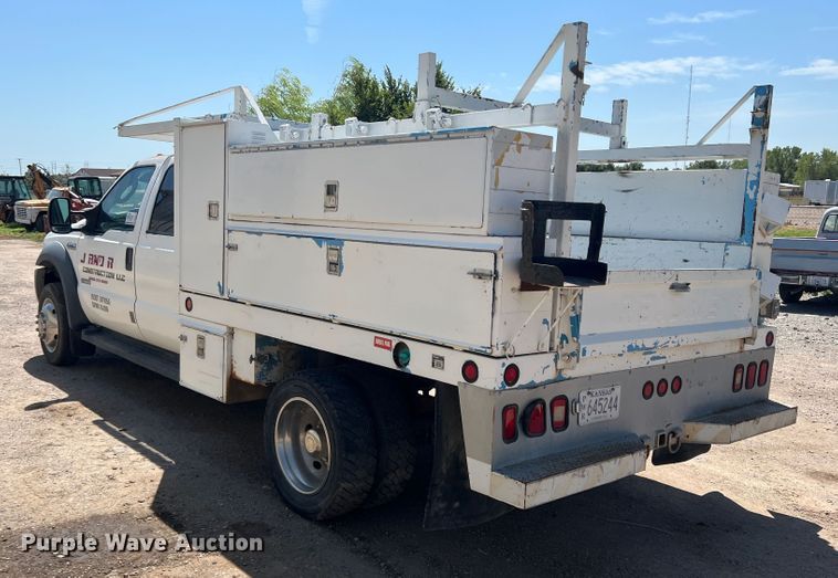 image for item DS8464 2007 Ford F550  Crew Cab utility / service truck