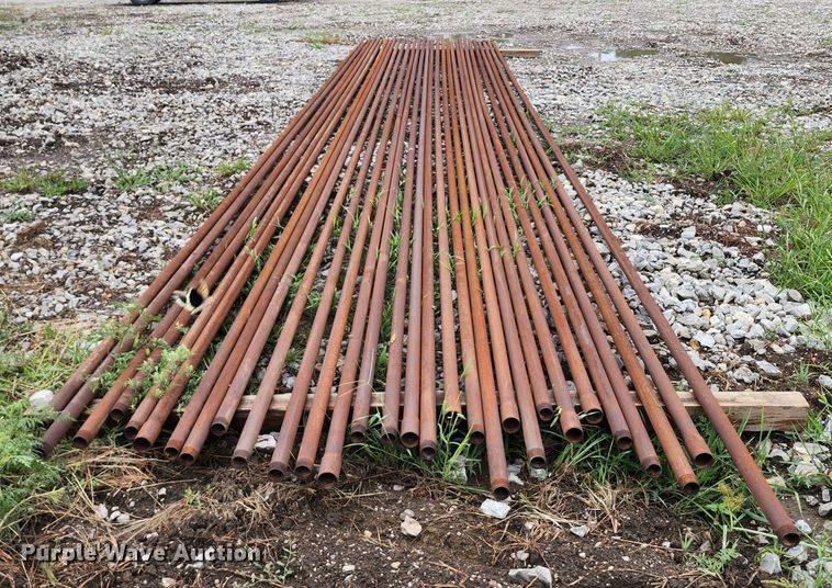 image for item JA9987 (30) 33'L x 1 3/4" diameter steel pipe