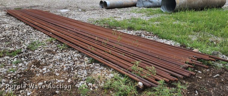 image for item JA9987 (30) 33'L x 1 3/4" diameter steel pipe