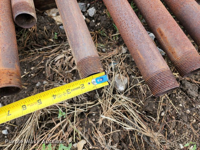 image for item JA9987 (30) 33'L x 1 3/4" diameter steel pipe