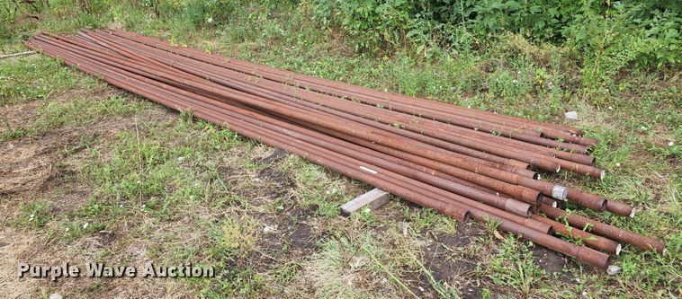 image for item JA9993 (30) 29.5'L x 2 1/8" diameter steel pipe