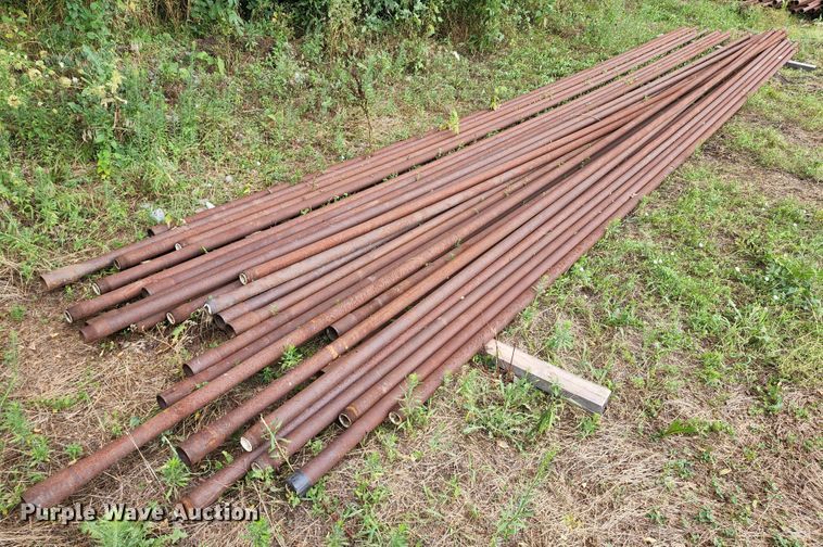 image for item JA9993 (30) 29.5'L x 2 1/8" diameter steel pipe