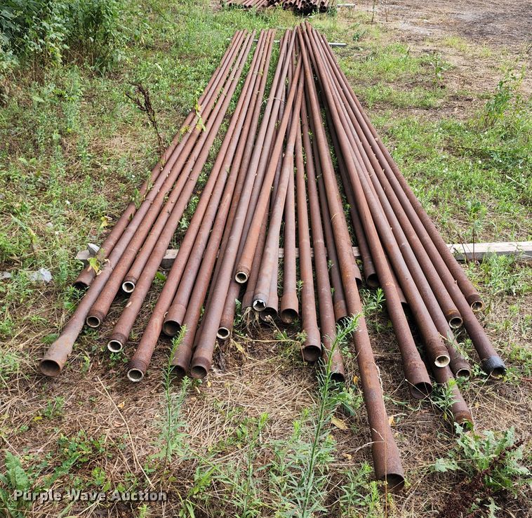 image for item JA9993 (30) 29.5'L x 2 1/8" diameter steel pipe