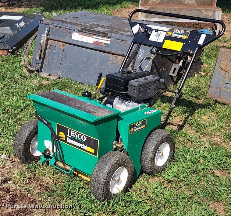 Lesco Commercial Plus overseeder in Lee