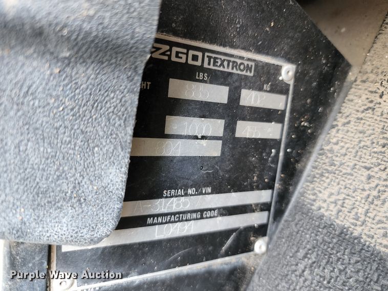 image for item JB9011 Ez-go GXT-804  golf cart