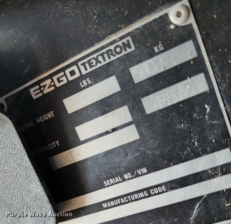 image for item JB9011 Ez-go GXT-804  golf cart