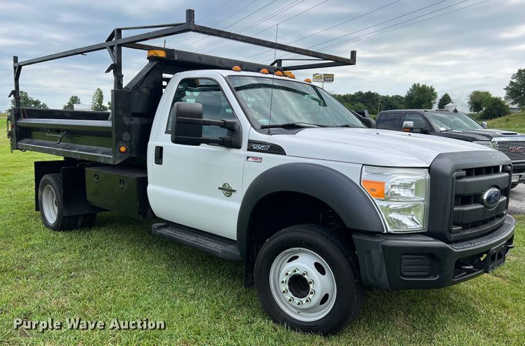 image for item JM9267 2012 Ford F550 XL  dump truck