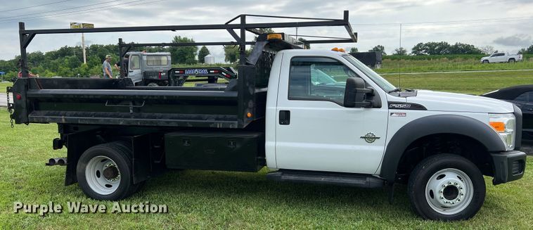 image for item JM9267 2012 Ford F550 XL  dump truck