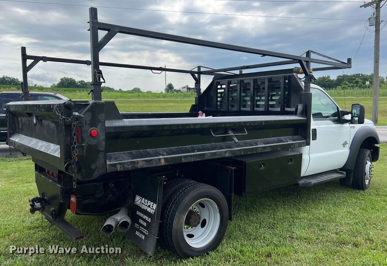 image for item JM9267 2012 Ford F550 XL  dump truck