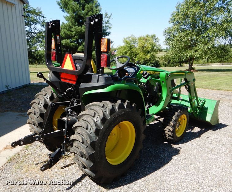 image for item JX9129 2019 John Deere 3025E  MFWD tractor