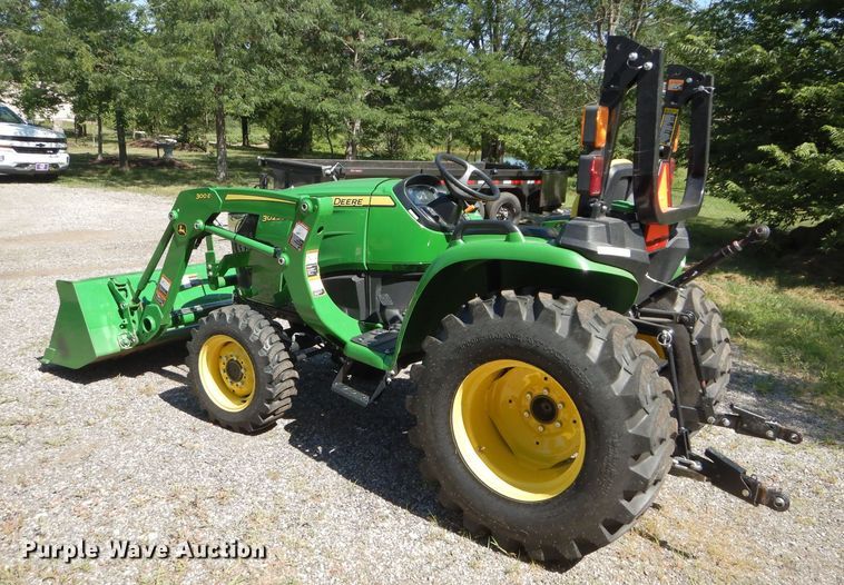 image for item JX9129 2019 John Deere 3025E  MFWD tractor