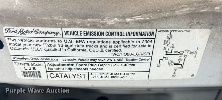 image for item KC9944 2004 Ford E250  van